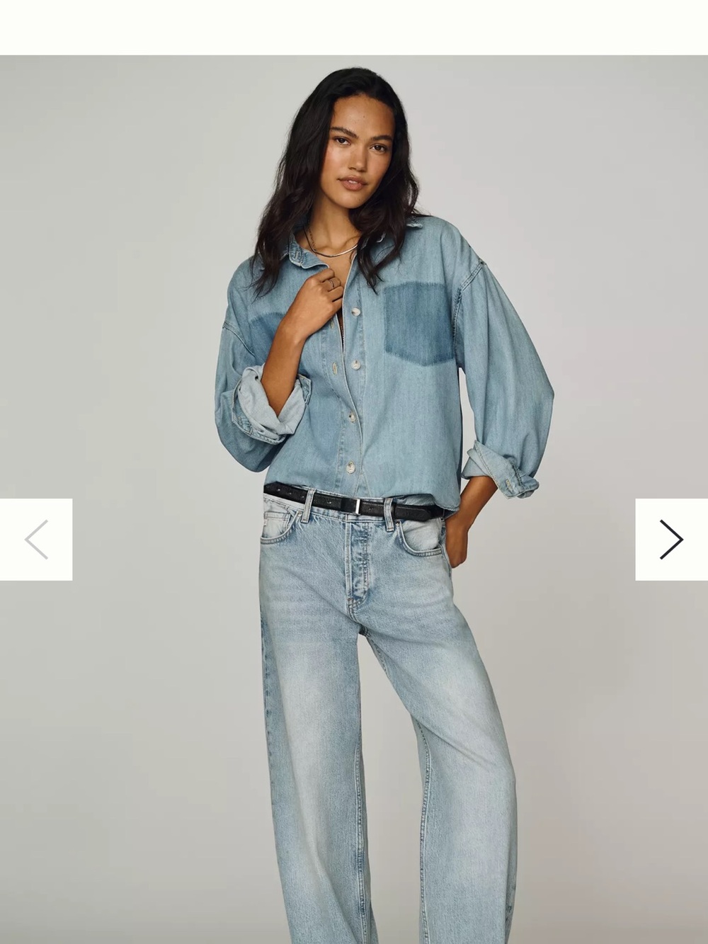 Light Blue Wide-Leg Women's Jeans